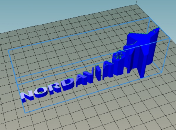 Cтатуэтка с логотипом Nordavia