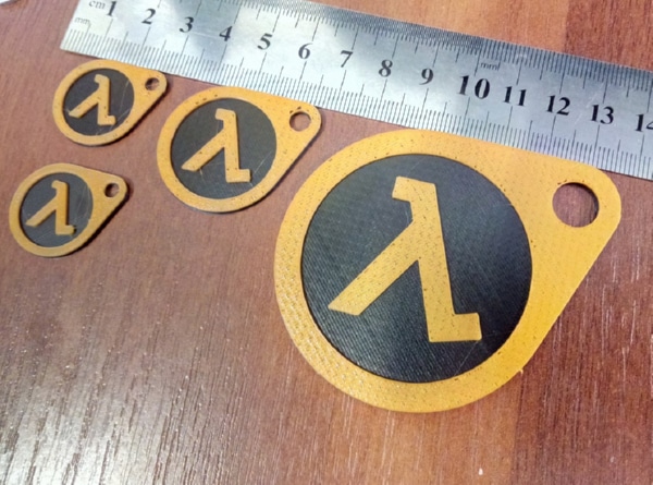 Half-Life Logo (2 цвета)