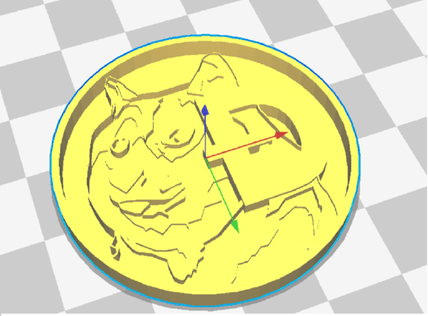 Монета DogeCoin