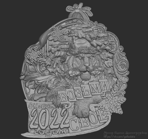 Панно с тигром - Возьми своё в 2022