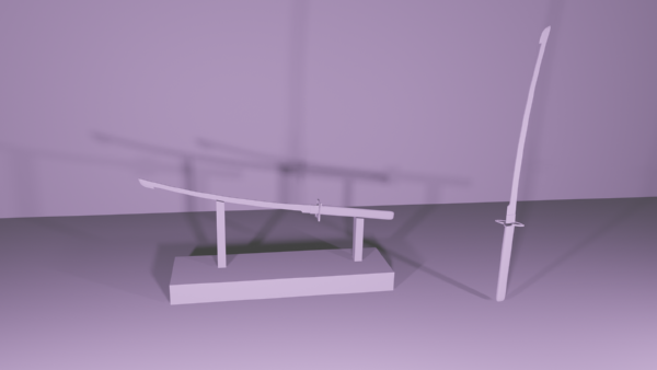Shinobu katana without texture V2