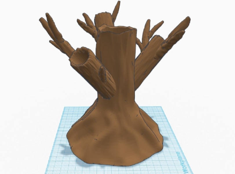 Подставка 'Дерево' для 3D-ручки и пластика.