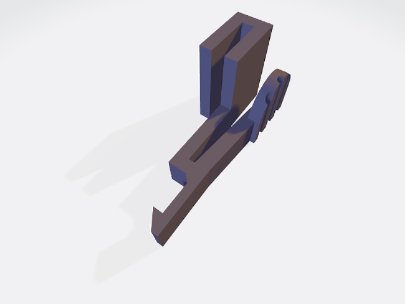 PCI-E riser lock for PCE2PCE-NL4 VER08S