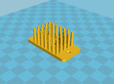 Радиатор игольчатый