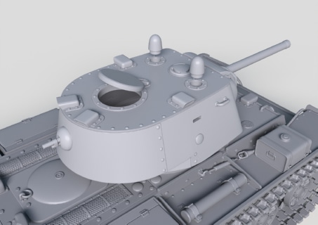 Башня от КВ-1 круглая