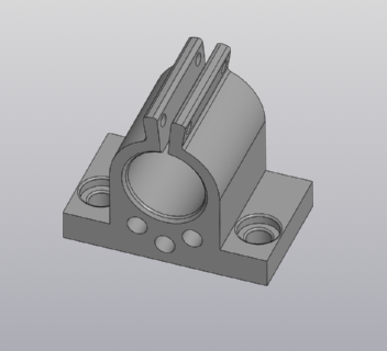 CNC 3018 Pro. Крепление линейный подшипников LM10UU