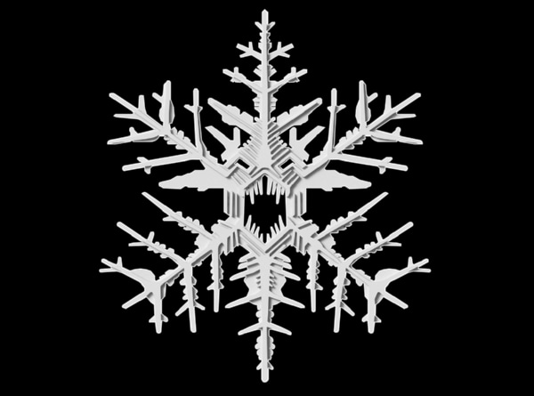 Снежинка для ski №2